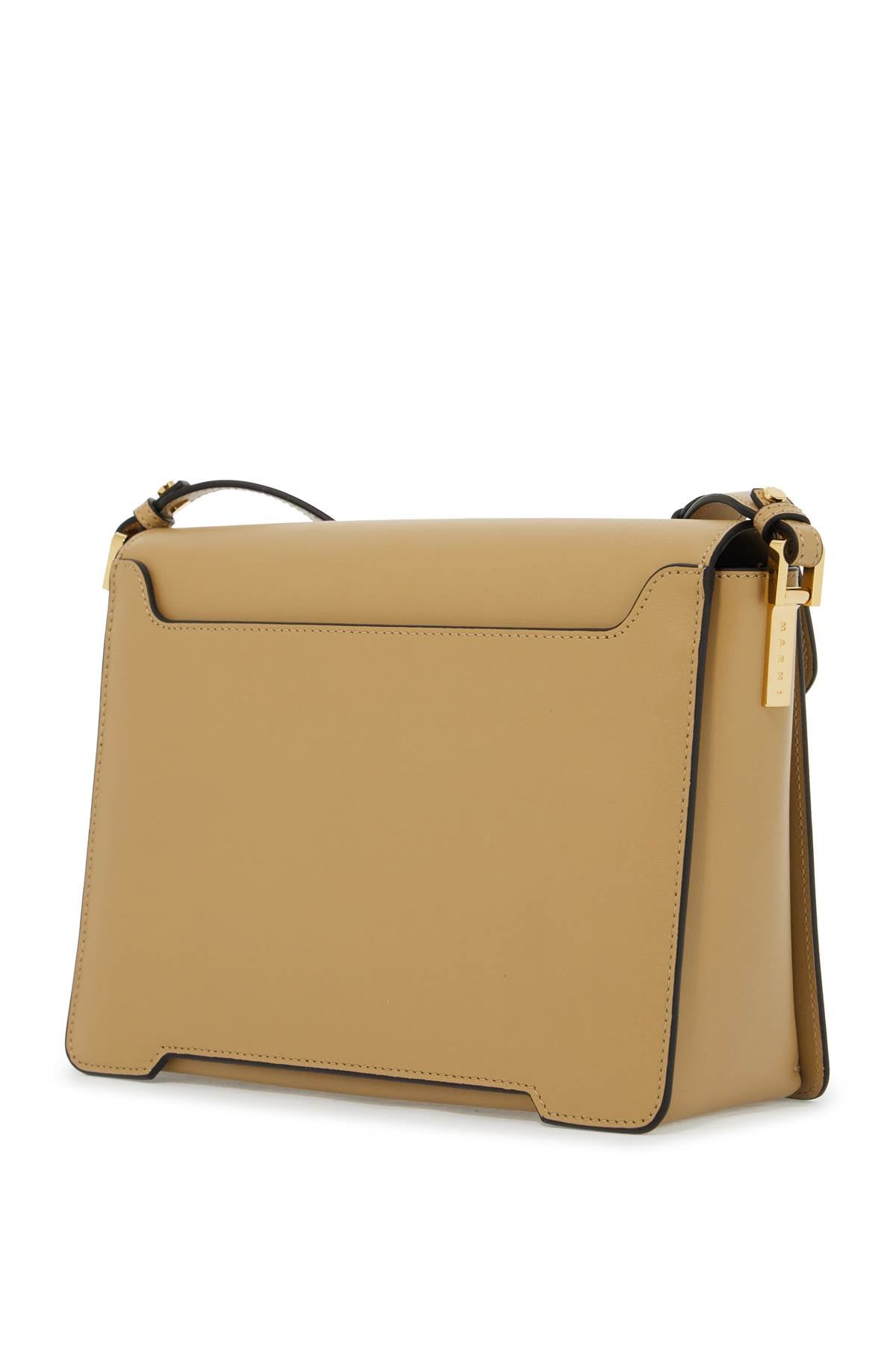 Marni Medium Trunkaroo Shoulder Bag   Beige