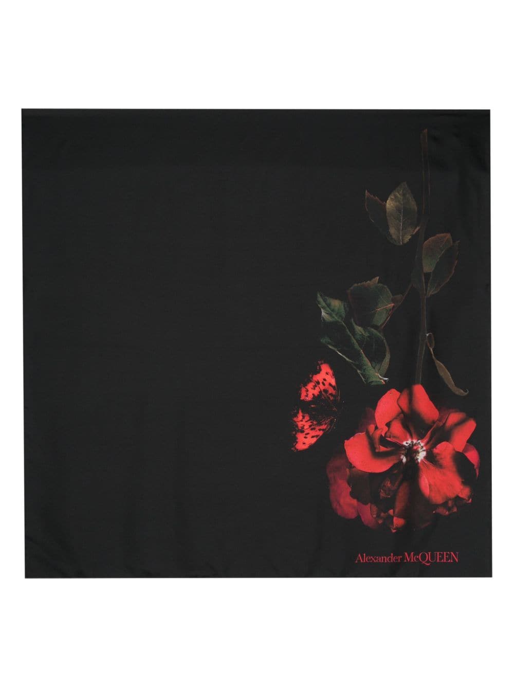 Alexander Mcqueen Scarfs Black