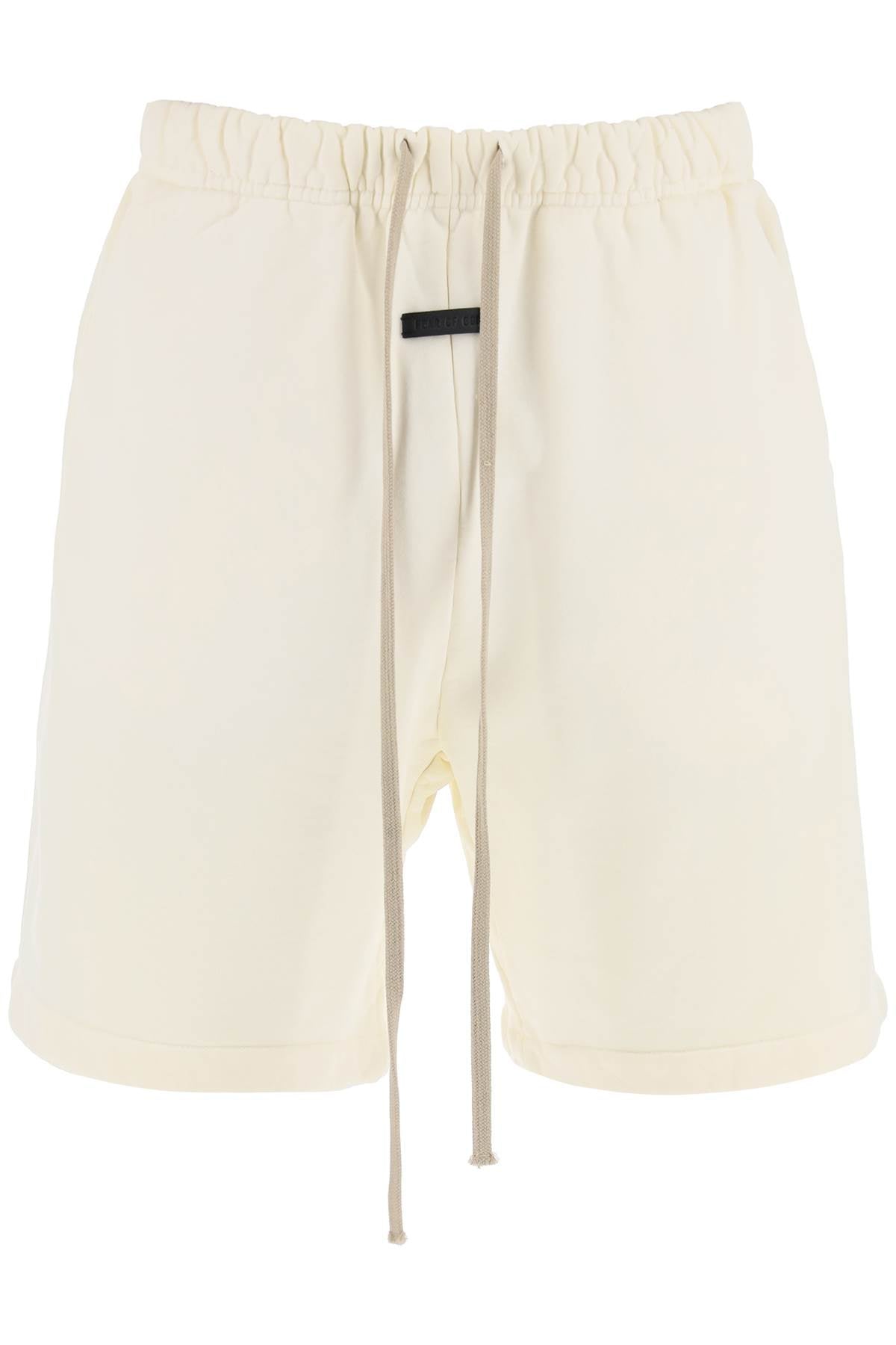 Fear Of God Cotton Terry Sports Bermuda Shorts   White