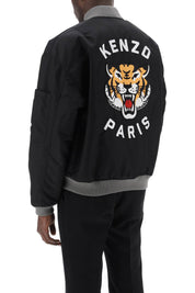 Kenzo Lucky Tiger Bomber Jacket   Black