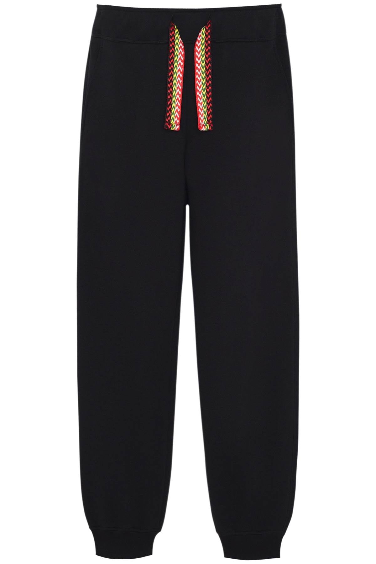 Lanvin 'Curb Lace' Sweatpants   Black