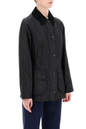 Barbour Beadnell Wax Jacket   Black