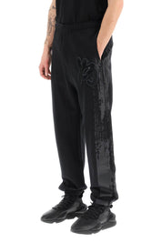 Y 3 Jogger Pants With Coated Detail   Black