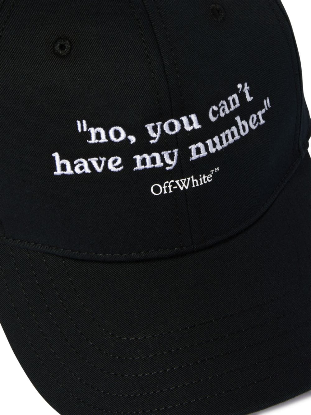 Off White Hats Black