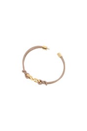 Valentino Garavani Leather Vlogo Signature Bracelet   Neutral