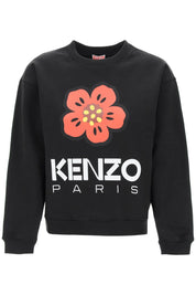 Kenzo Bokè Flower Crew Neck Sweatshirt   Black