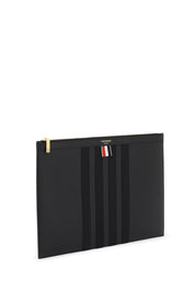 Thom Browne 4 Bar Document Holder   Black