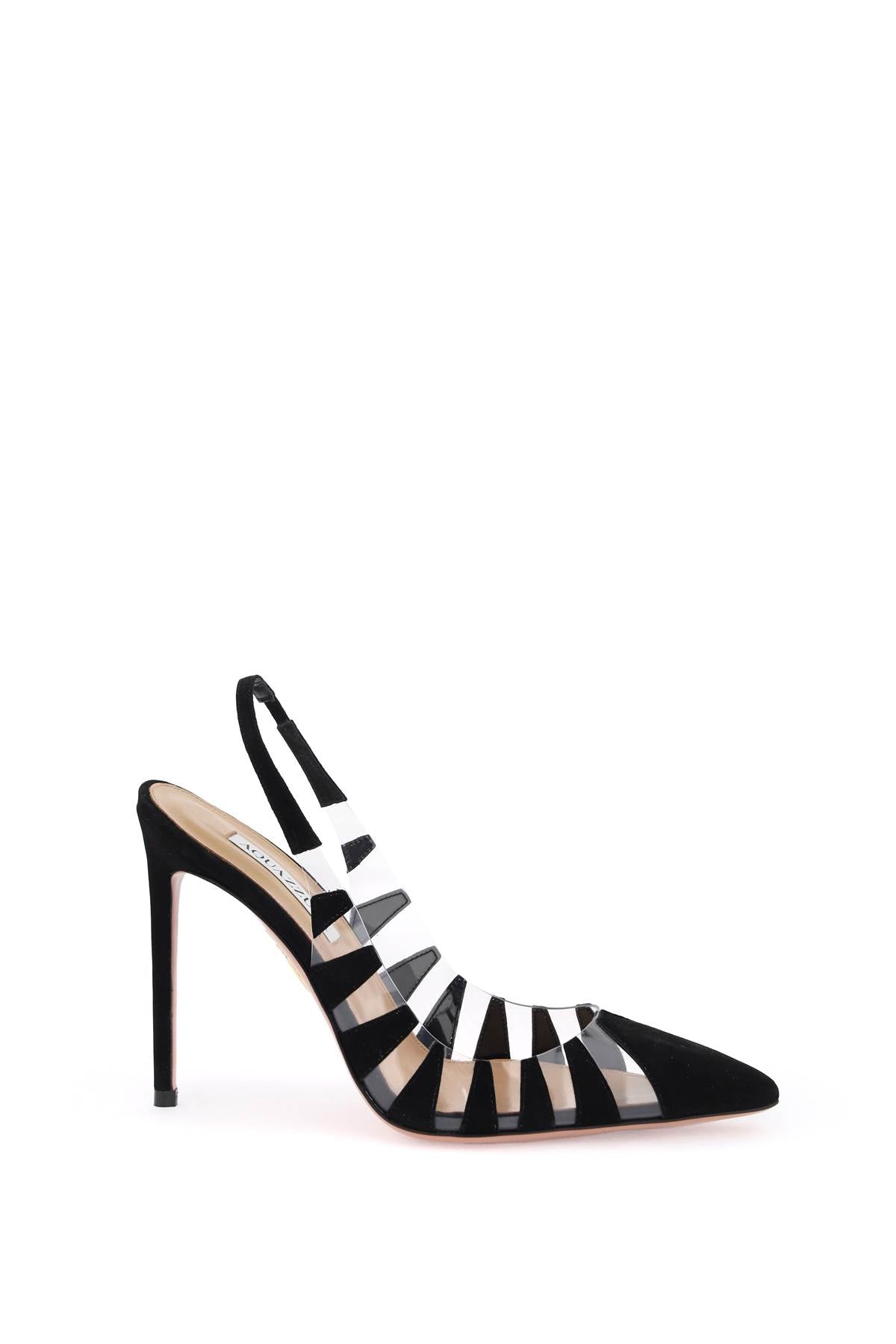 Aquazzura Hot Rumor Sling 105 Pumps   Black