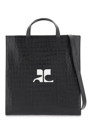 Courreges Heritage Tote Bag   Black