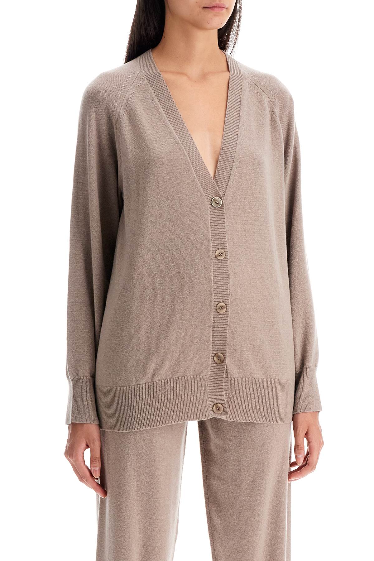 Max Mara Leisure Wool And Cashmere Cardigan   Brown