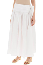 Magda Butrym Cotton Midi Skirt For Women   White