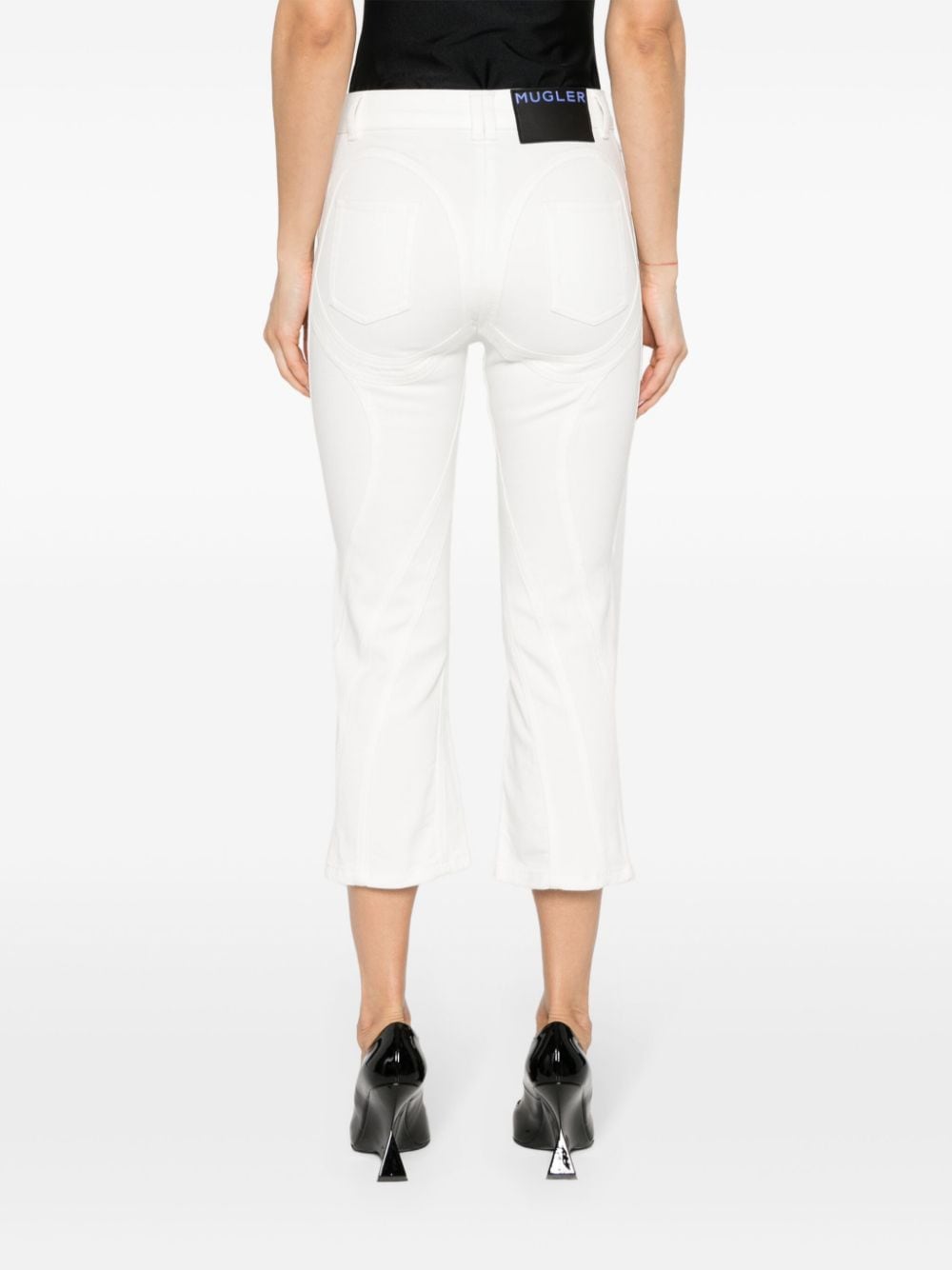 Mugler Pre Jeans White