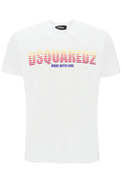 Dsquared2 Replace With Double Quotelogoed Cool Fit T   White