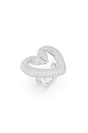 Swarovski 'Una' Cocktail Ring   Silver