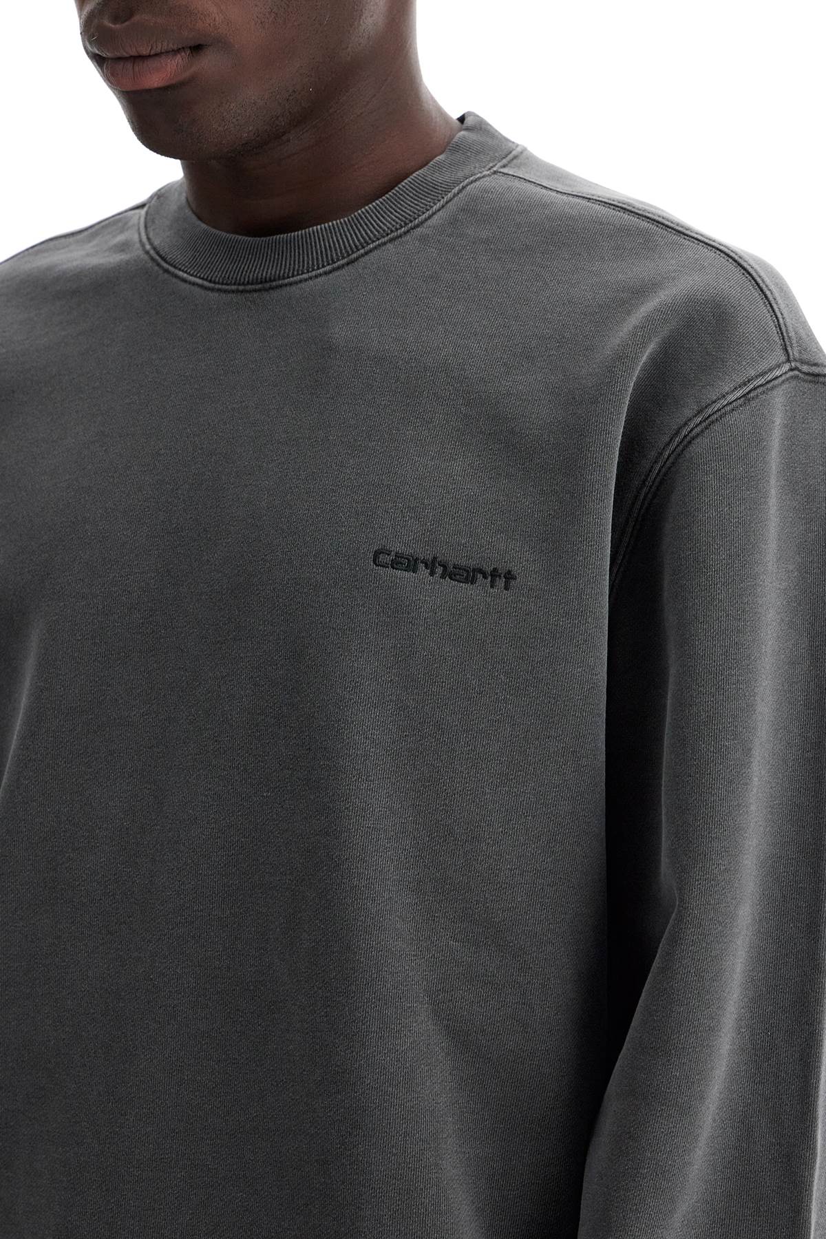 Carhartt Wip Duster Script Crewneck Sweat   Grey