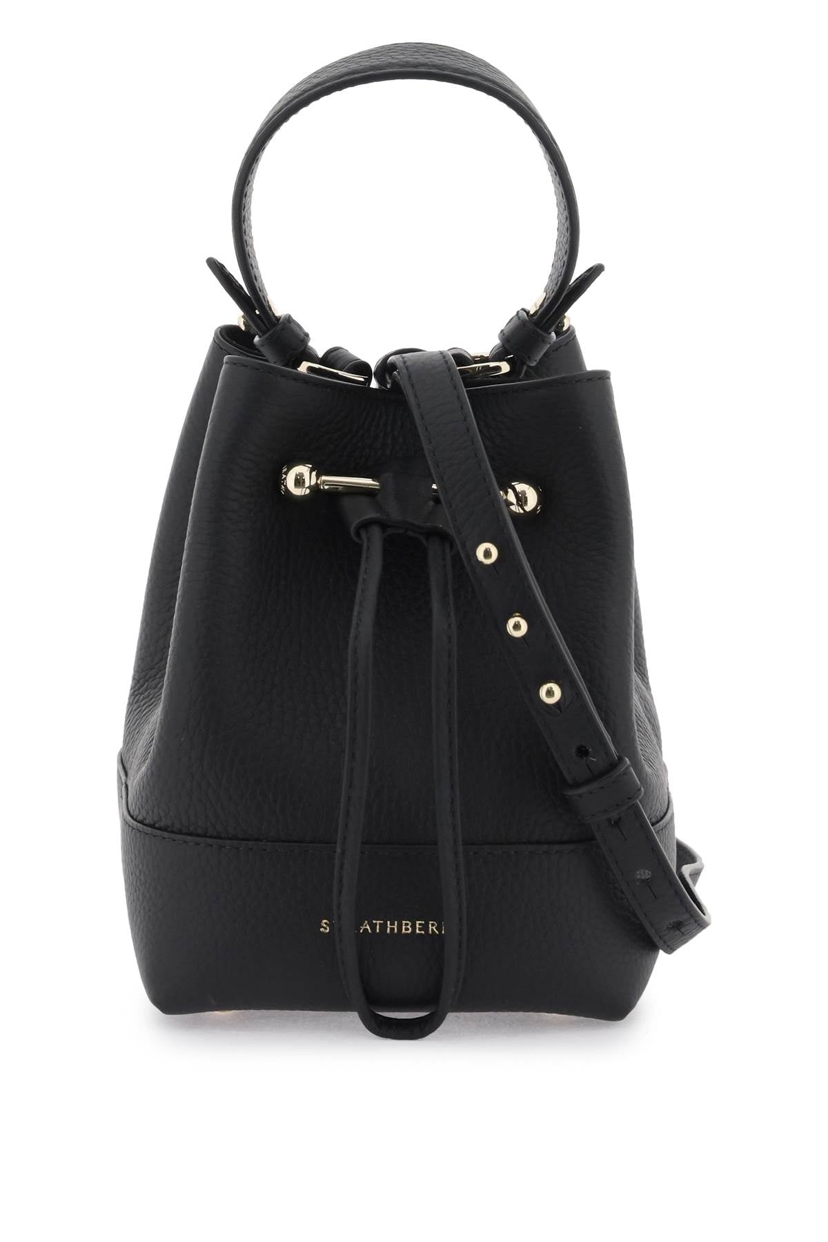 Strathberry Lana Osette Bucket Bag   Black