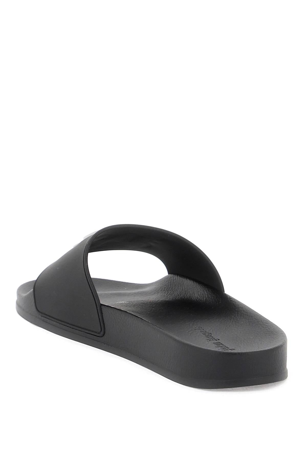 Palm Angels Monogram Slides   Black