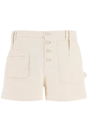 Etro Multi Pocket High Waist Shorts   White