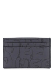 Alexander Mcqueen Graffiti Cardholder   Black