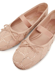 Valentino Garavani Flat Shoes Golden