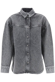 Rotate Replace With Double Quoteovershirt   Grey