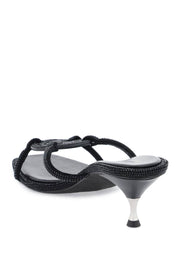 Tory Burch Miller Geo Bombé Pavé Sandals   Black