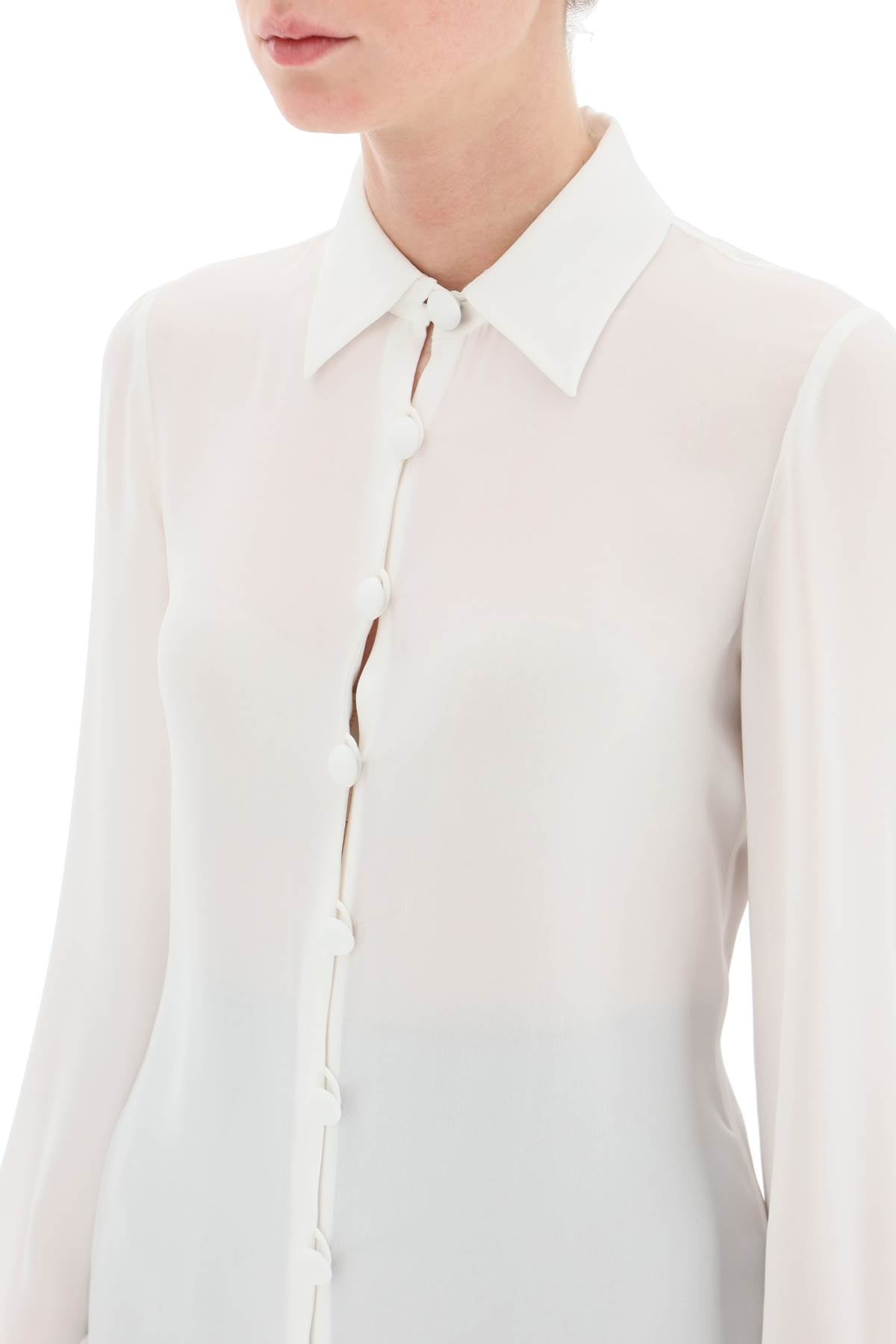 Moschino Silk Shirt   White