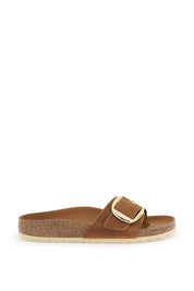 Birkenstock Madrid Big Buckle Slides   Brown