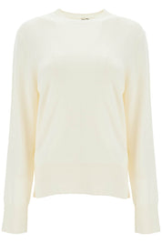 Toteme Crew Neck Cashmere Knit   White