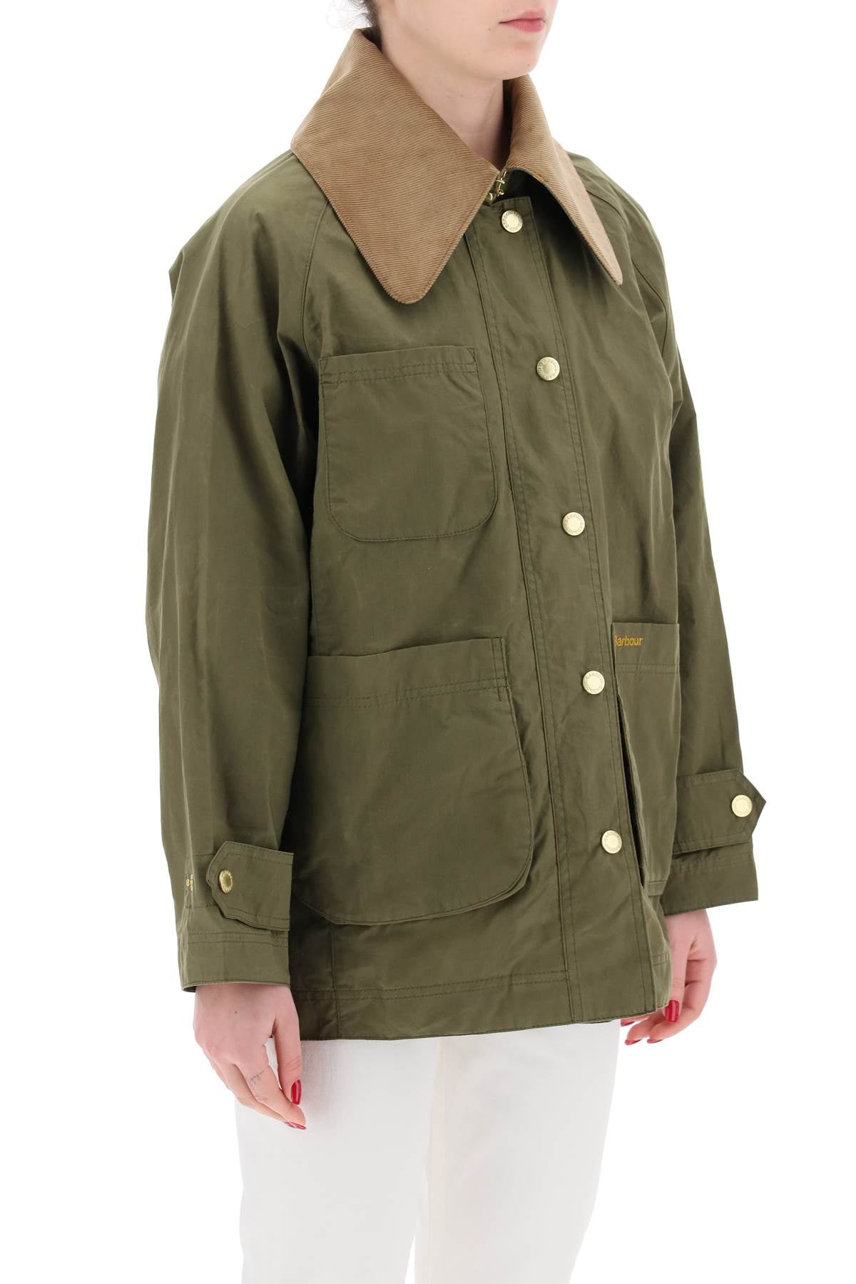 Barbour Hutton Rainproof Jacket   Khaki