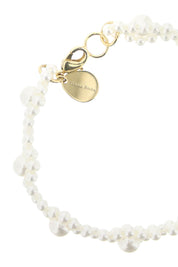 Simone Rocha Bracelet With Daisy Shaped Beads   White