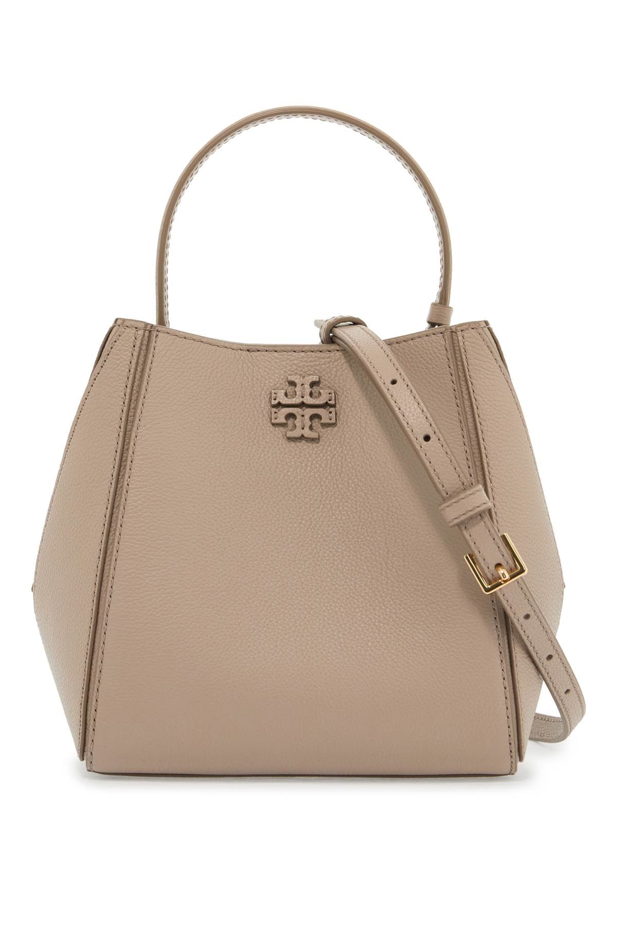 Tory Burch Mcgraw Bucket Bag   Grey