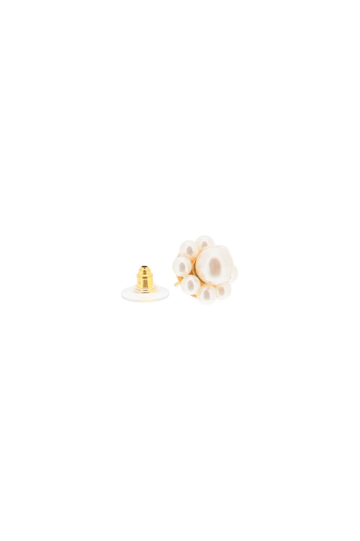 Simone Rocha Earrings With Pearls   White