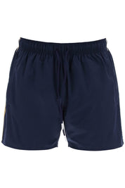 Boss Replace With Double Quoteseaside Bermuda Shorts With Tr   Blue