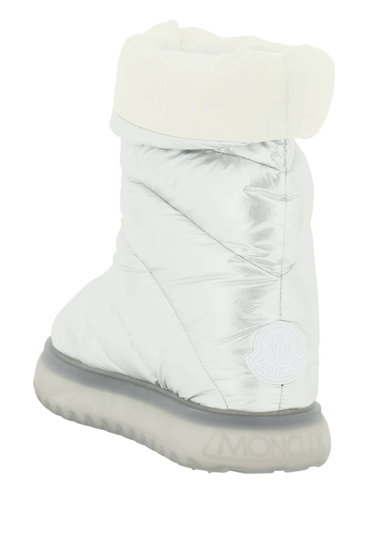 Moncler Gaia Snow Boots   Silver