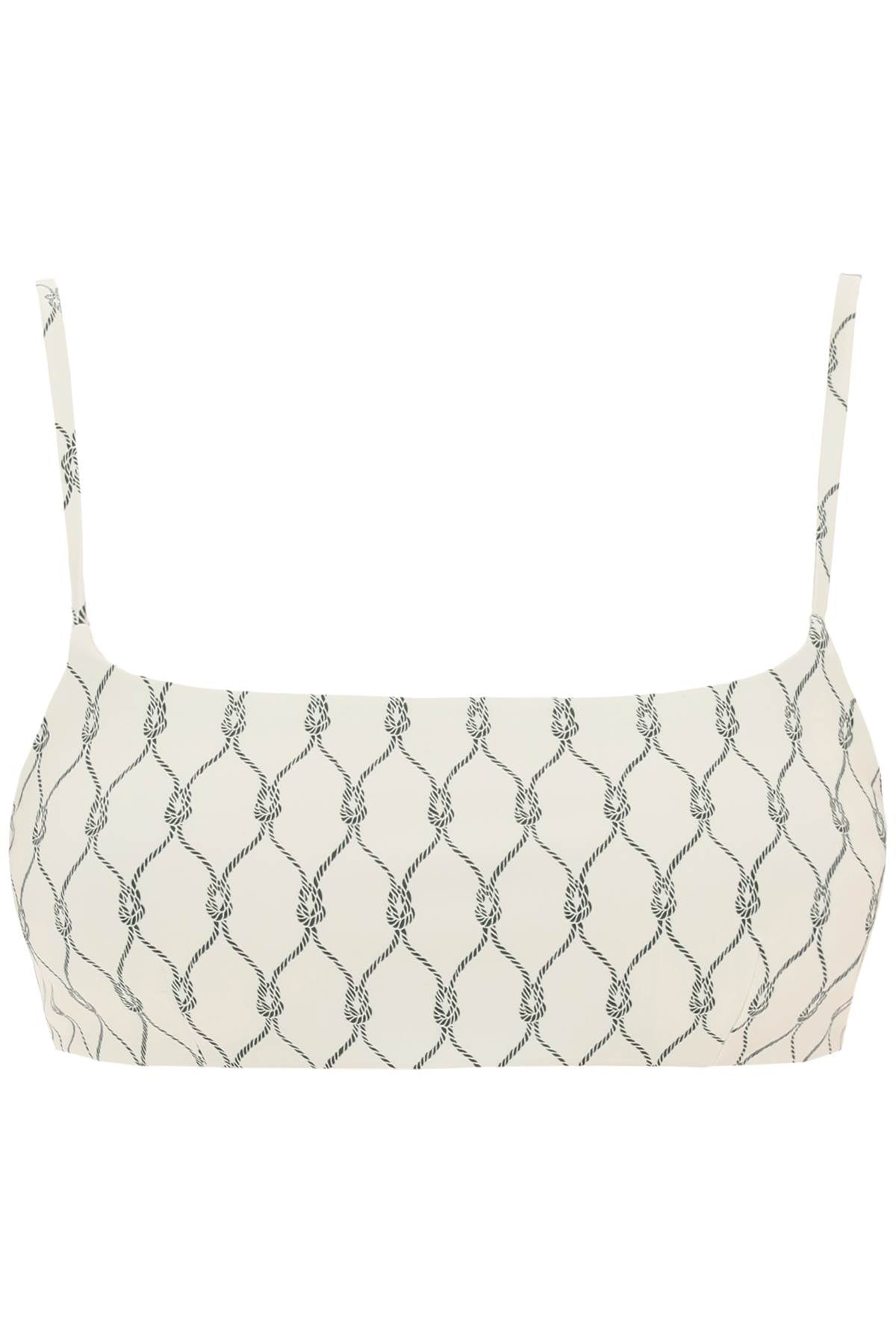 Tory Burch Printed Bikini Top For   Neutral