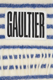 Jean Paul Gaultier Striped Alpaca Blend Marinière Scar   White