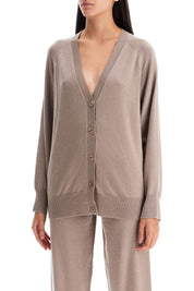 Max Mara Leisure Wool And Cashmere Cardigan   Brown