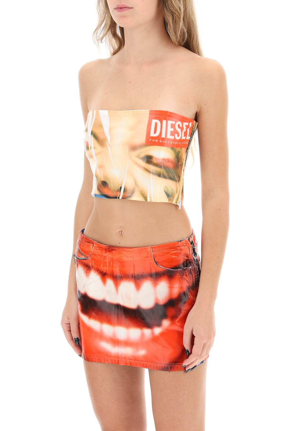 Diesel T Hollox Bandeau Top   Multicolor