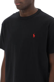 Polo Ralph Lauren Classic Fit T Shirt In Solid Jersey   Black