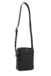 Tom Ford Leather Shoulder Bag With Strap   Black