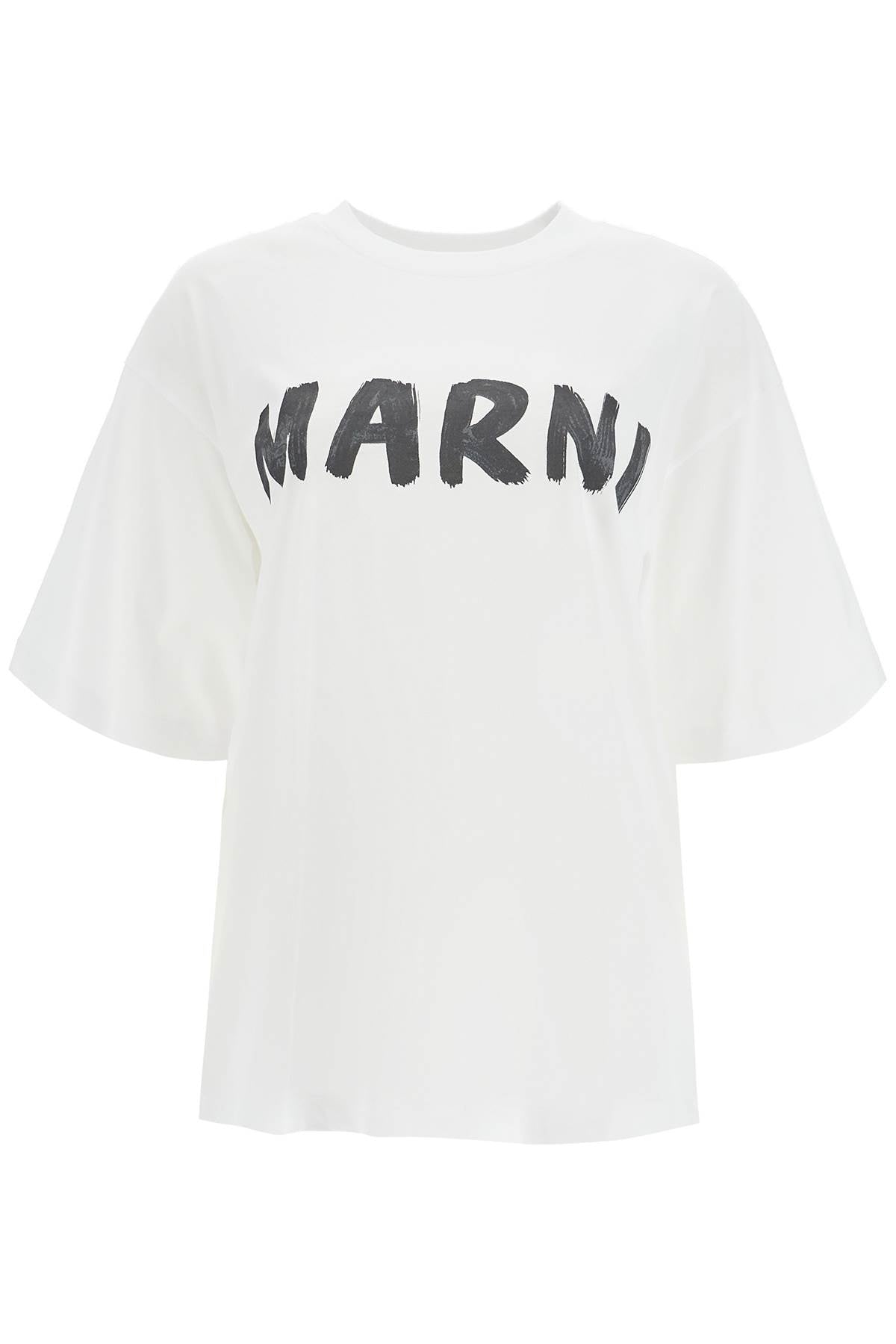 Marni Oversized Logo T   White