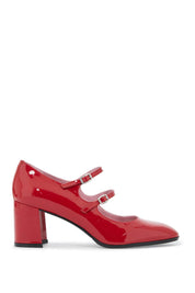 Carel "mary Jane Alice In Patent Leather   Red