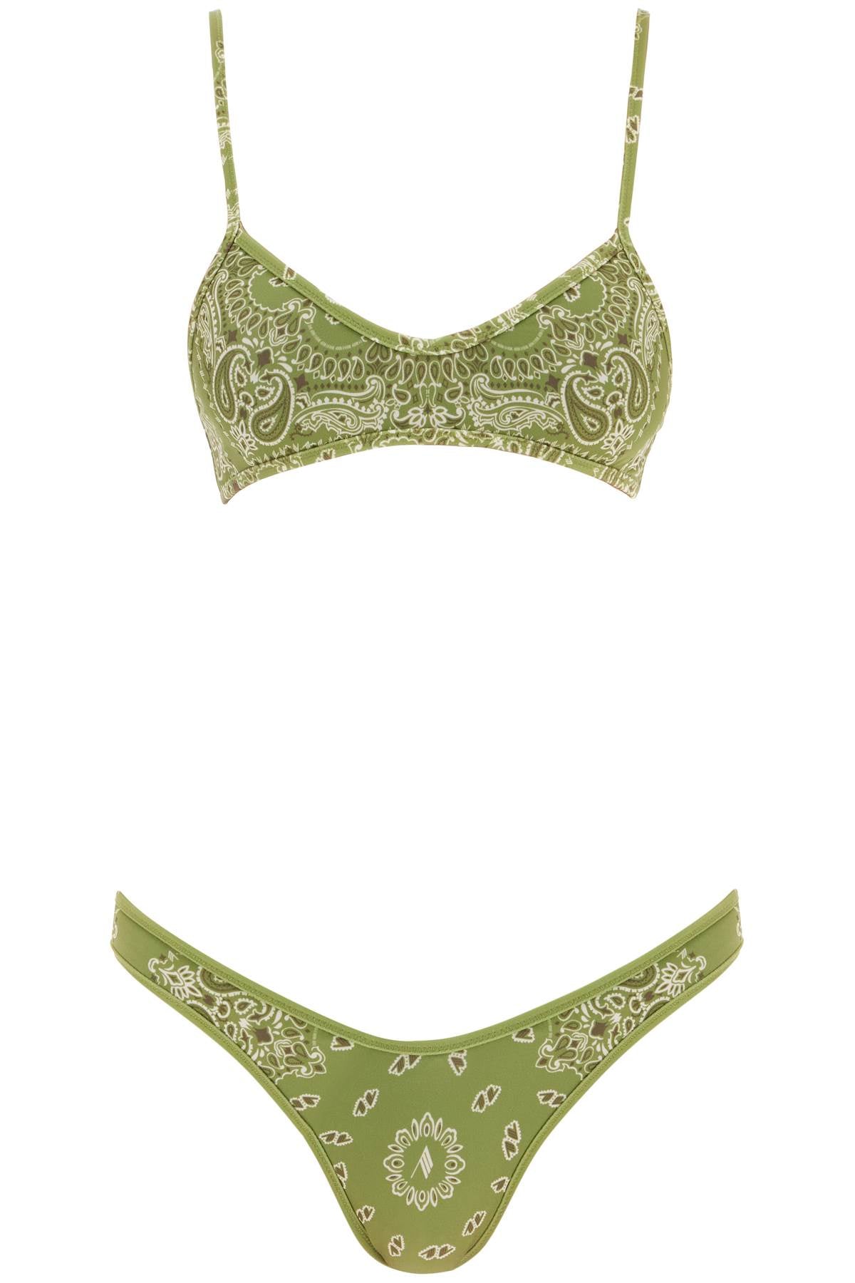 The Attico Bikini Bandana   Green