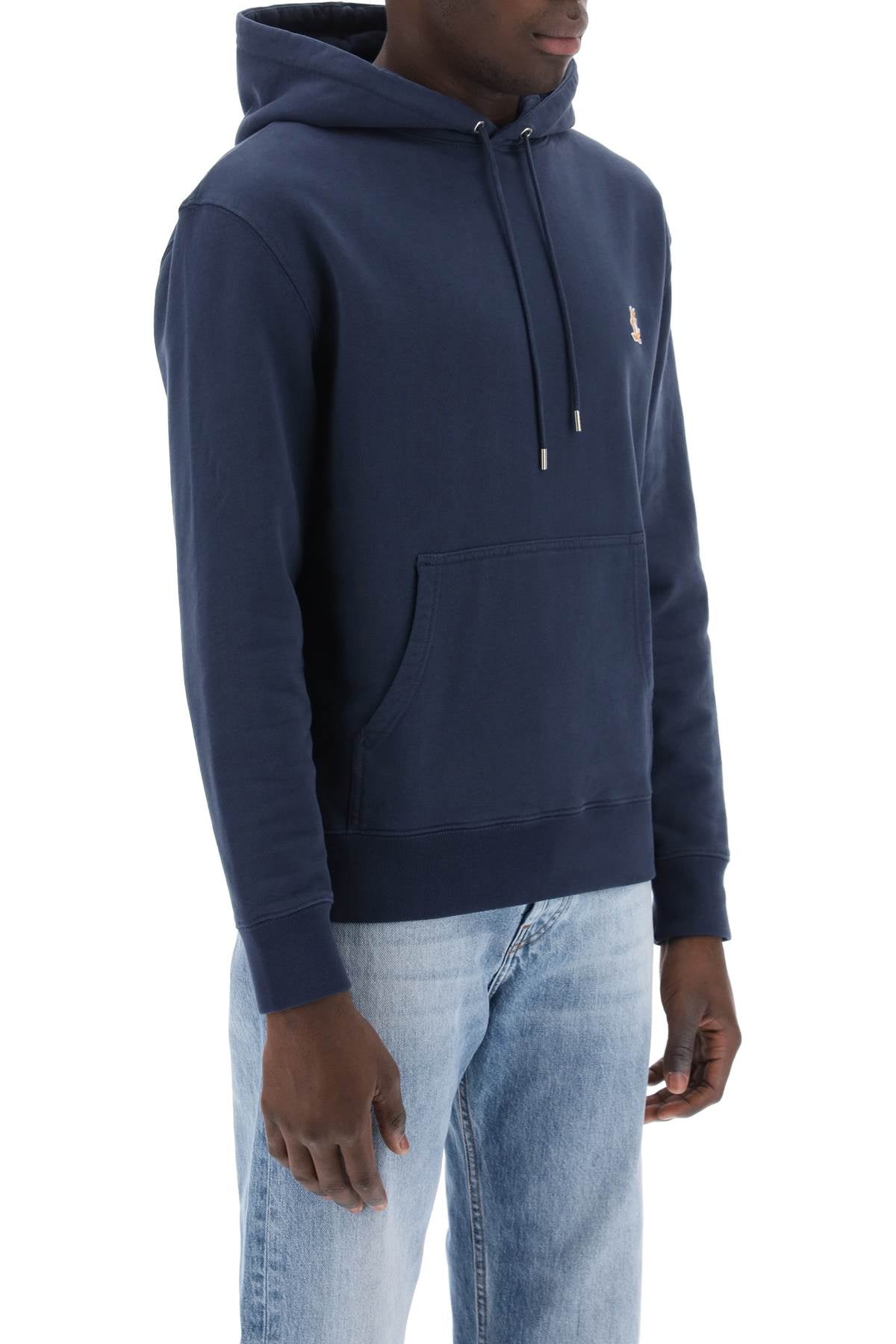 Maison Kitsune Chillax Fox Hooded Sweatshirt   Blue