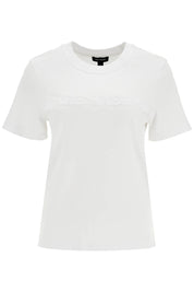 Marc Jacobs T Shirt With Patch Logo Design   White