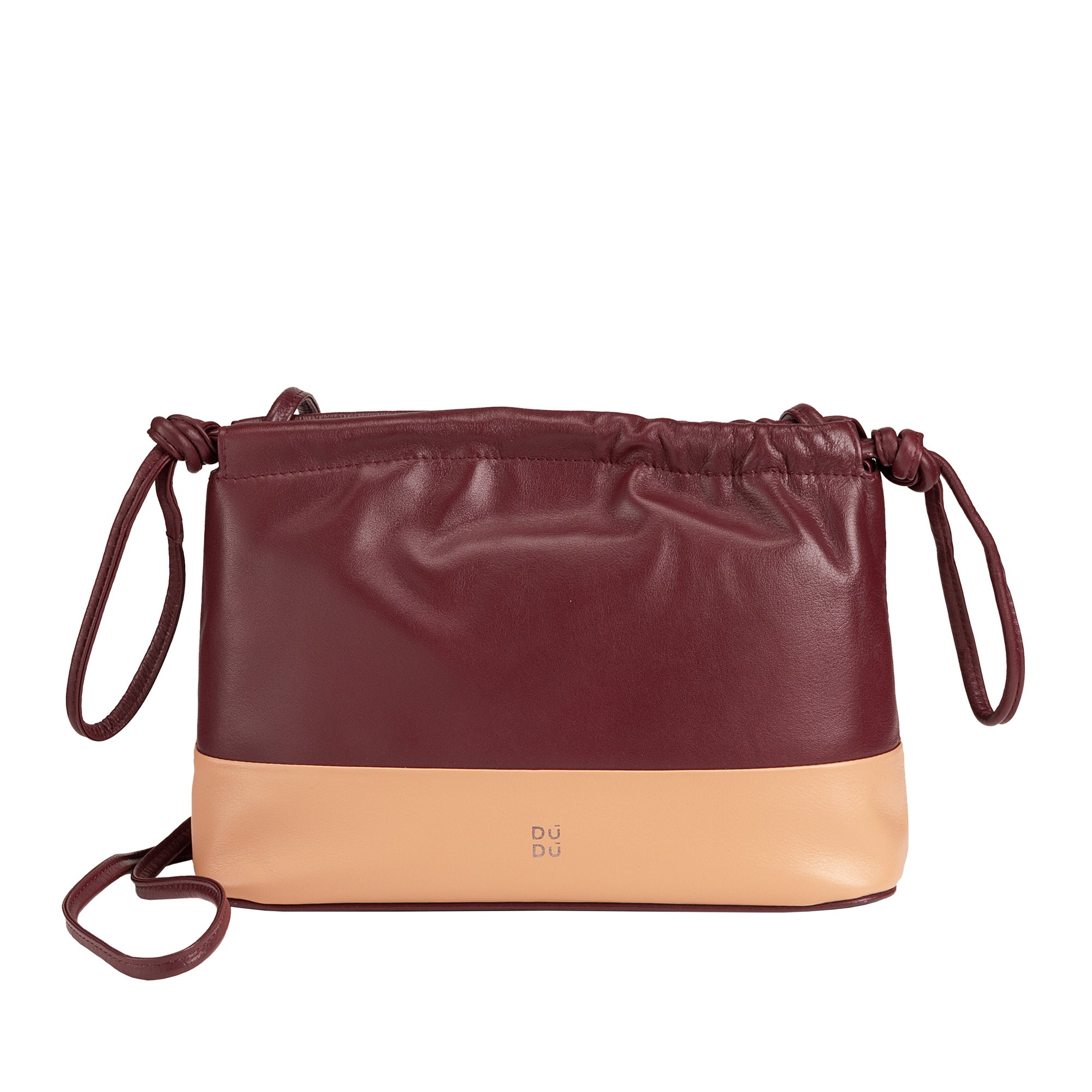 Dudu Burgundy Calfskin Clutch