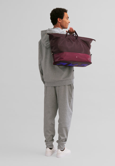 DuDu庐 Calfskin Leather Duffle Bag - Multicolour