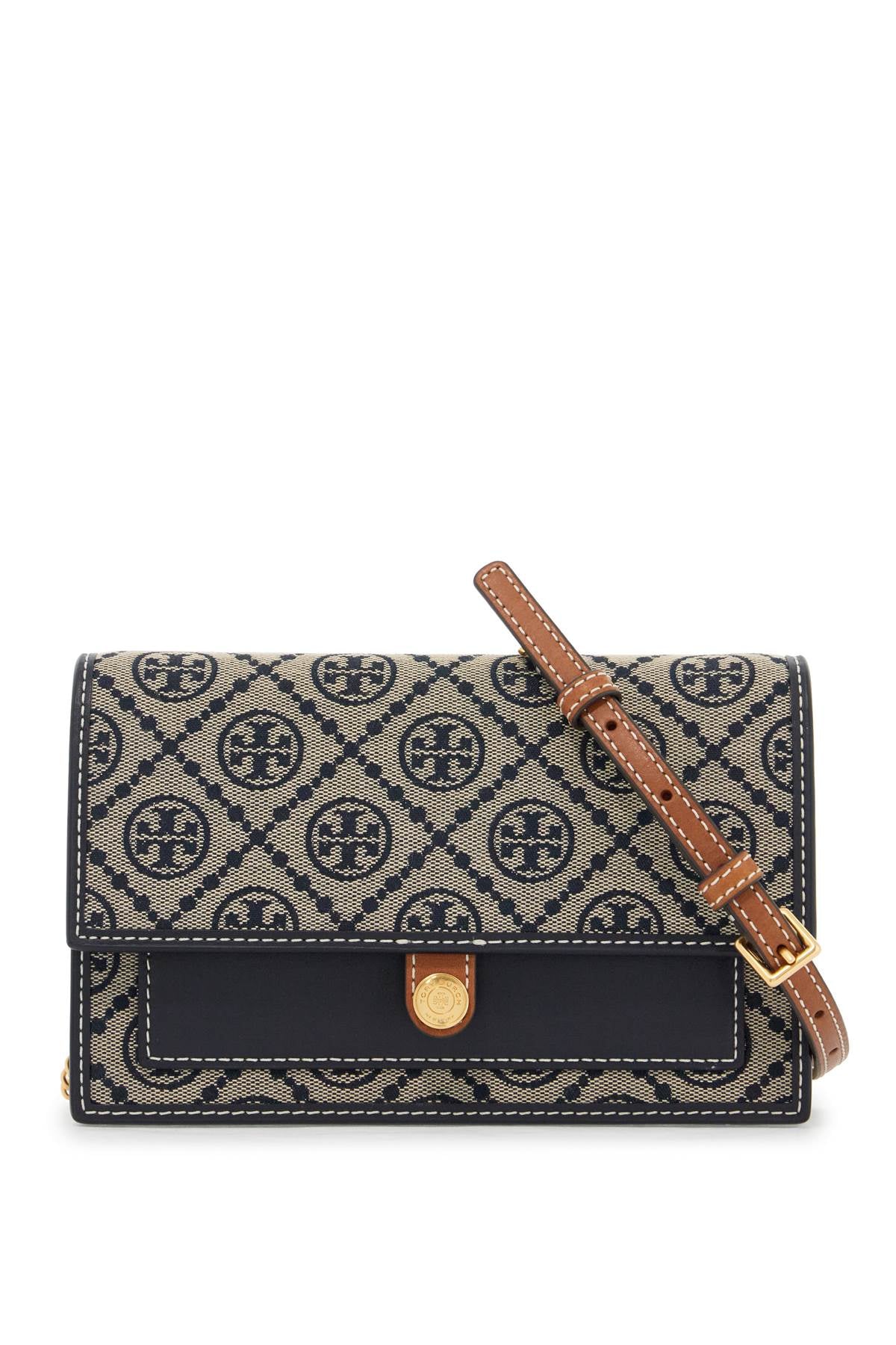 Tory Burch Mini T Monogram Bag   Blue