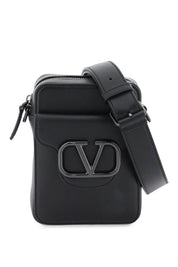 Valentino Garavani Locò Mini Crossbody Bag   Black